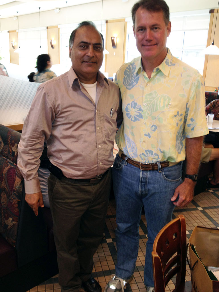 Dr. Raj Kumar with U.S. Congressman, Edward Case